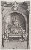 KG 15808
<br/>
Grafmonument Urbanus VIII door Bernini in de St. Pieter
<br/>
<em>Rossi, Giovanni Domenico (werkz. XVII)</em>